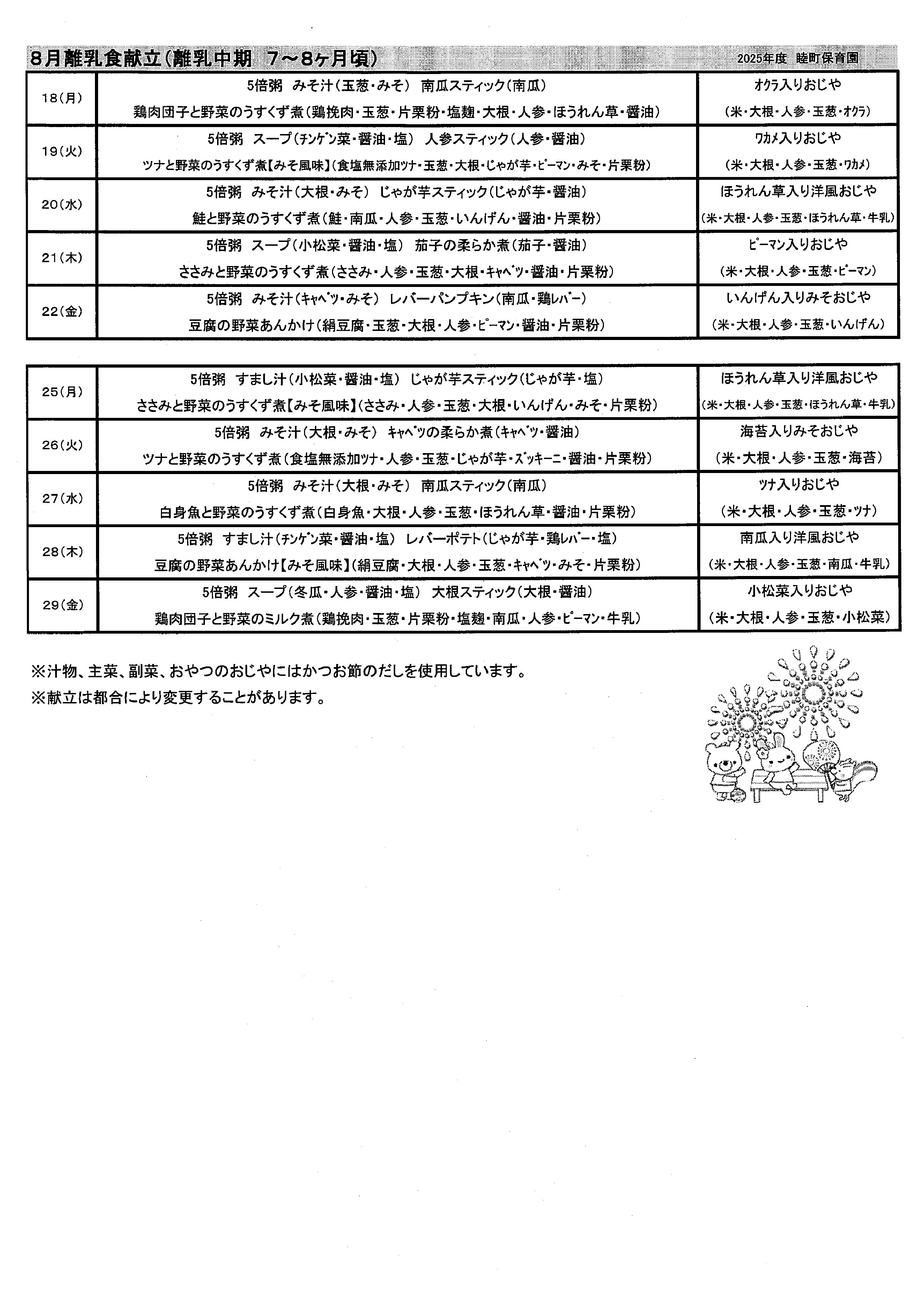 NN雙葉　前期　夏期　正月特訓　保護者会資料　復元答案 2023 6月 - 日の基保育園【公式】［ひのもと］-東京都北区